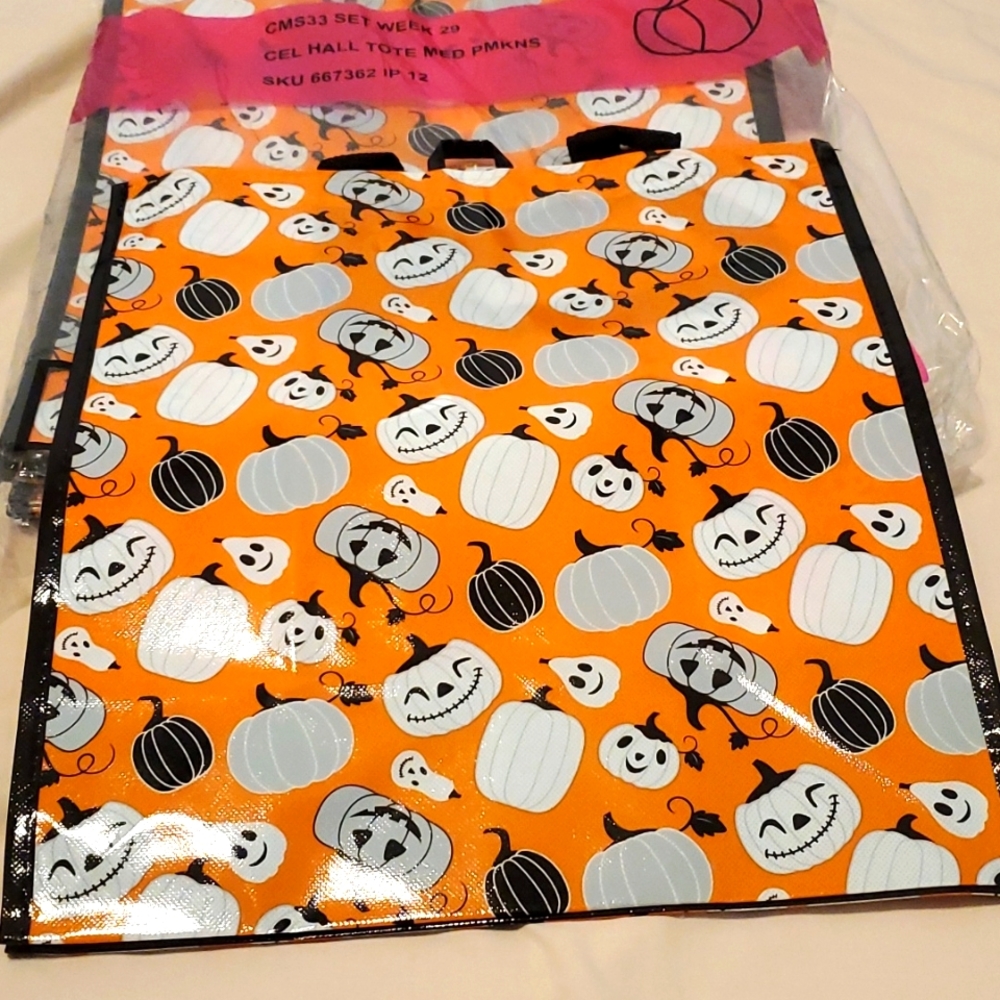 🎉HP🎉 1 Dozen Reusable Totes- Pumpkins